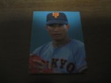 カルビープロ野球カード1987年/No161西本聖/巨人