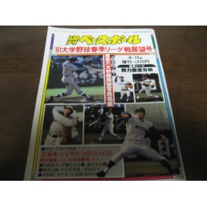 画像: 昭和56年週刊ベースボール増刊/大学野球春季リーグ戦展望号