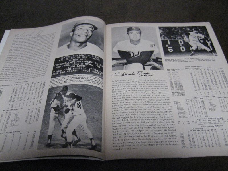画像: Los Angeles Dodgers yearbook1970
