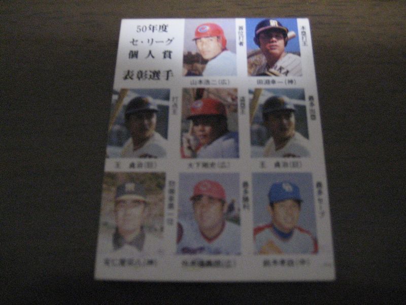 画像1: カルビープロ野球カード1975年/No420セ・リーグ個人賞 (1)