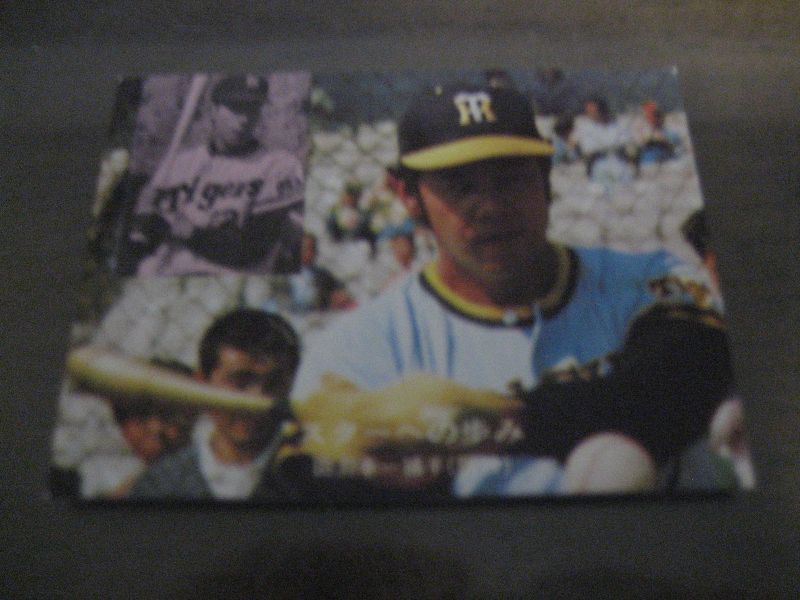 カルビープロ野球カード1977年/黒版/No99/田淵幸一/阪神タイガース