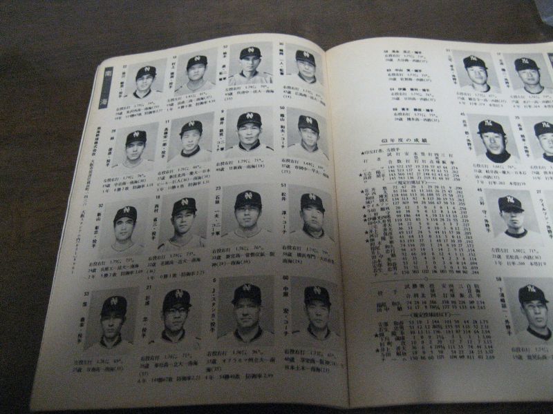 画像: 昭和39年週刊朝日プロ野球選手名鑑