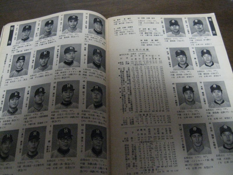 画像: 昭和39年週刊朝日プロ野球選手名鑑