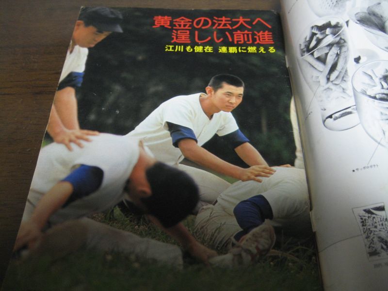 画像: 昭和51年週刊ベースボール増刊/東京六大学秋季リーグ戦展望号