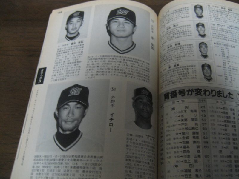 画像: ホームラン/プロ野球12球団全選手百科名鑑1999年/選手名鑑
