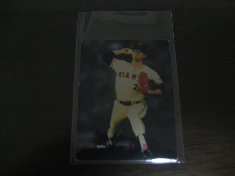 画像1: カルビープロ野球カード1983年/No604西本聖/巨人 (1)