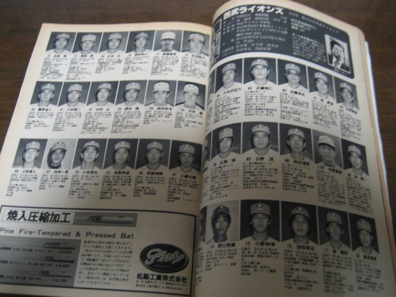 画像: 昭和58年週刊ベースボール/プロ野球選手写真名鑑