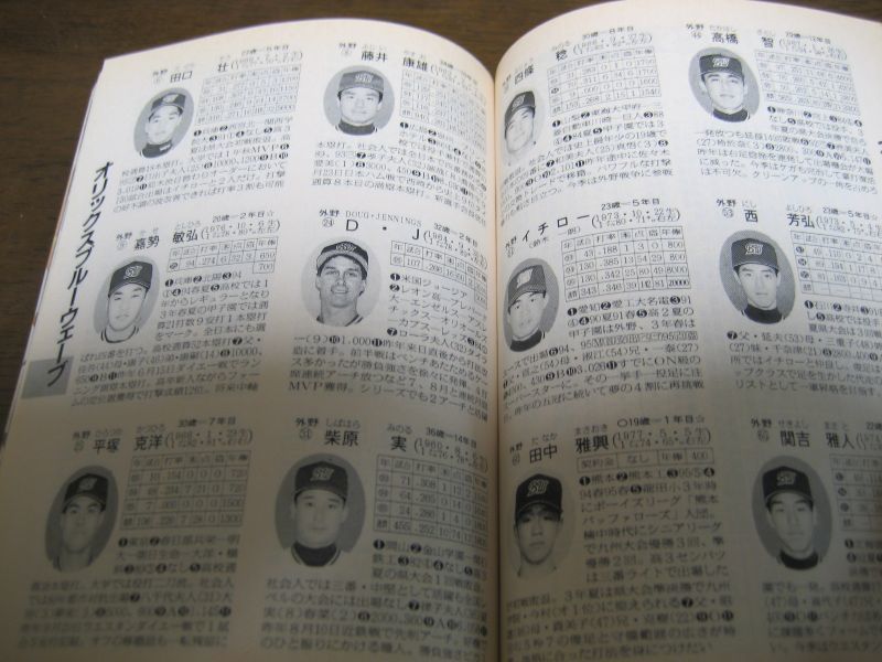 画像: スポニチプロ野球手帳1996年