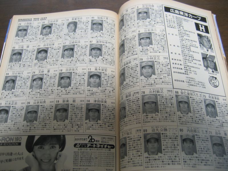 画像: 昭和61年週刊ベースボール/プロ野球全選手写真名鑑