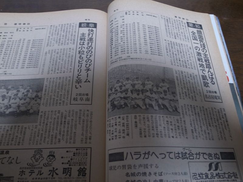 画像: 昭和56年週刊朝日増刊/第63回全国高校野球選手権甲子園大会号  