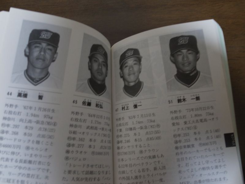 画像: プロ野球選手名鑑1993年