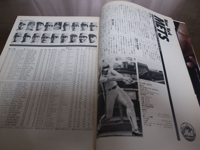 画像: 昭和61年週刊ベースボール米大リーグ総ガイド 