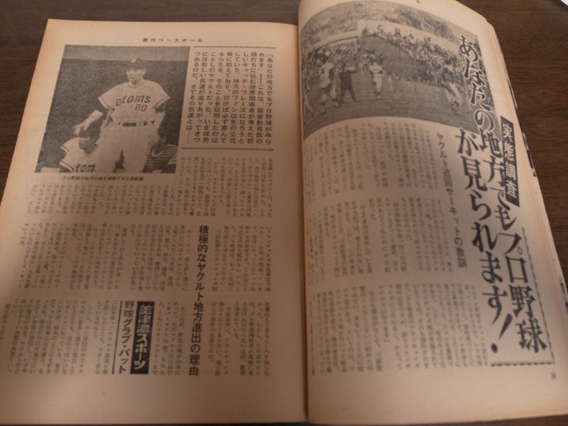 画像: 昭和46年12/20週刊ベースボール/長嶋茂雄/末次民夫/コロムビア・トップ/尾崎建夫