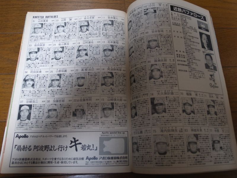 画像: 平成元年週刊ベースボール/プロ野球全選手写真名鑑  