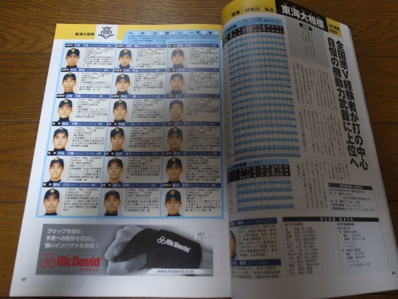 画像: 平成23年週刊ベースボール第83回選抜高校野球大会完全ガイド/出場32校全576選手写真名鑑＆戦力分析