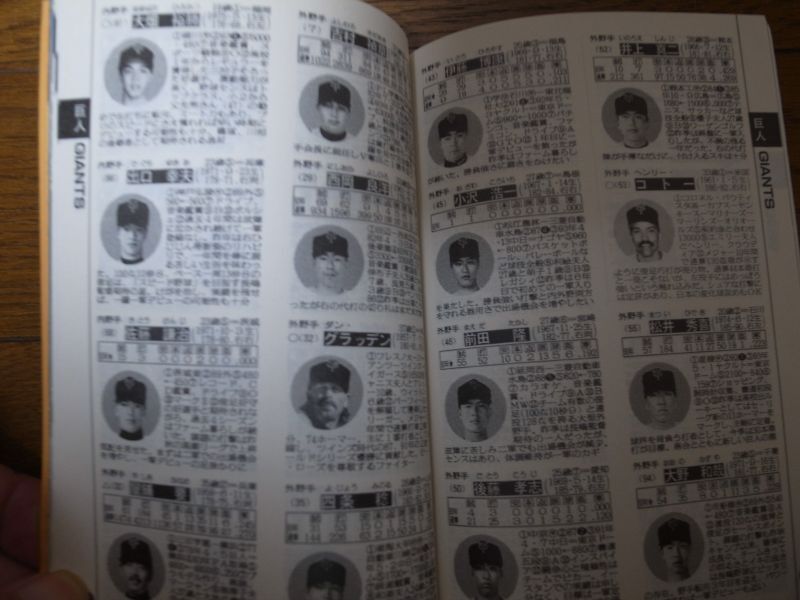 画像: プロ野球選手写真名鑑1994年