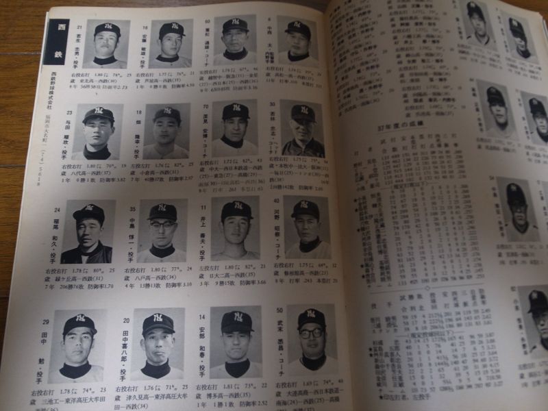 画像: 昭和38年週刊朝日プロ野球選手名鑑