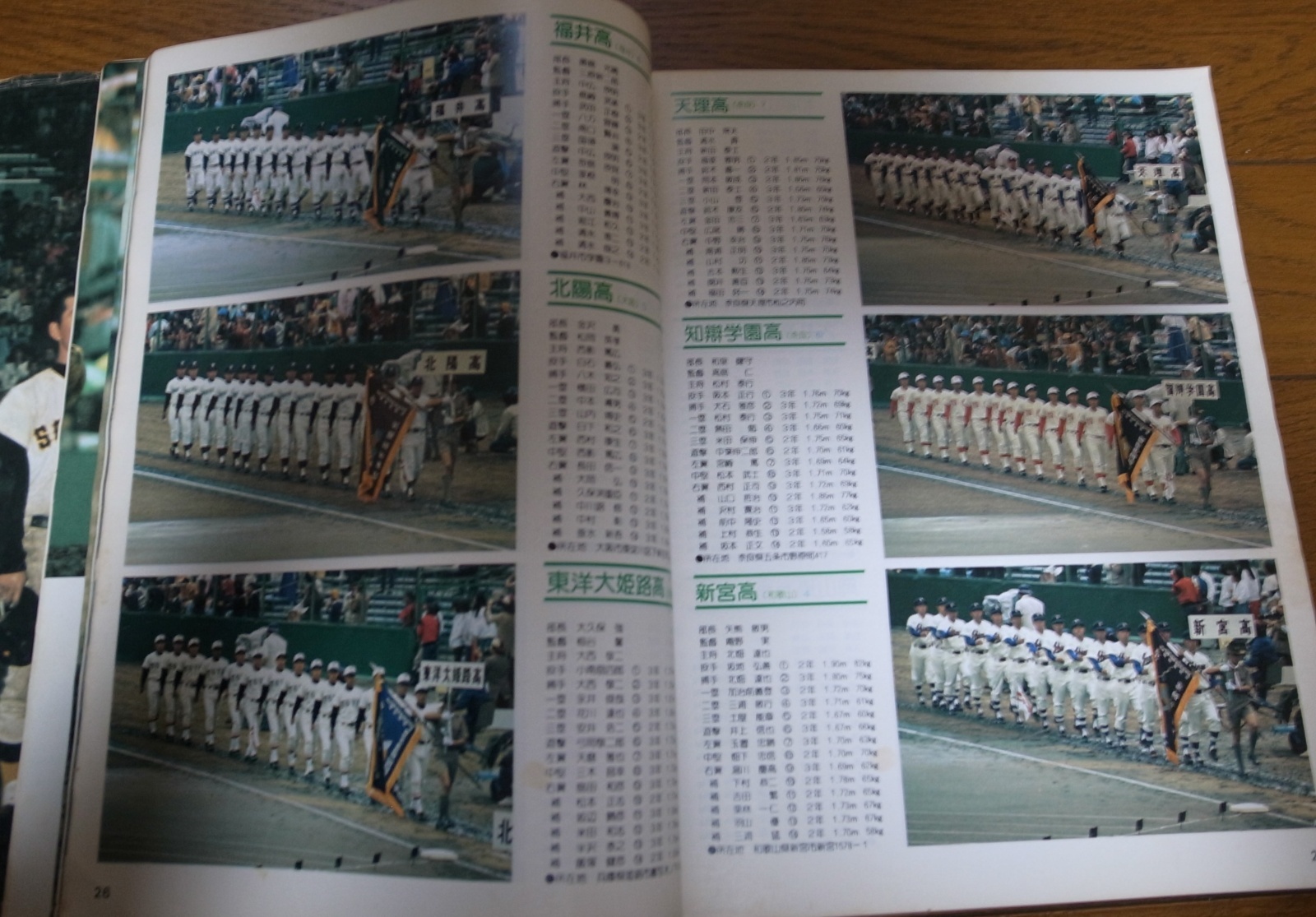 画像: 昭和51年週刊ベースボール/春の甲子園/汗と涙の青春ドラマ総集/第48回全国選抜高等学校野球大会