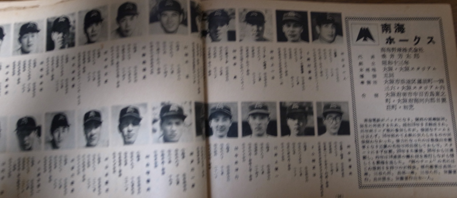 画像: 昭和30年プロ野球一軍二軍全選手写真名鑑1955