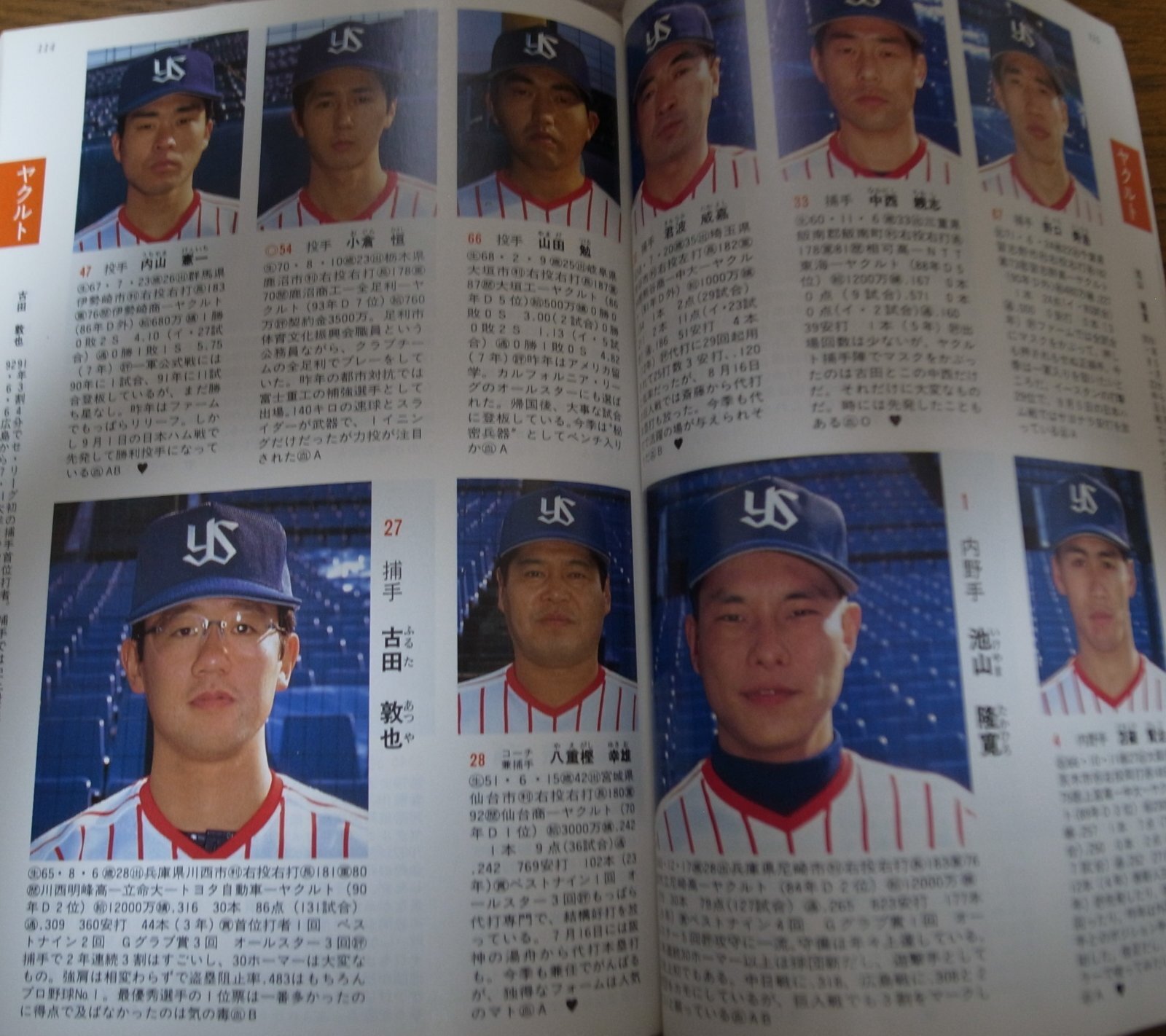 画像: ホームラン/プロ野球カラー写真名鑑1993年/選手名鑑