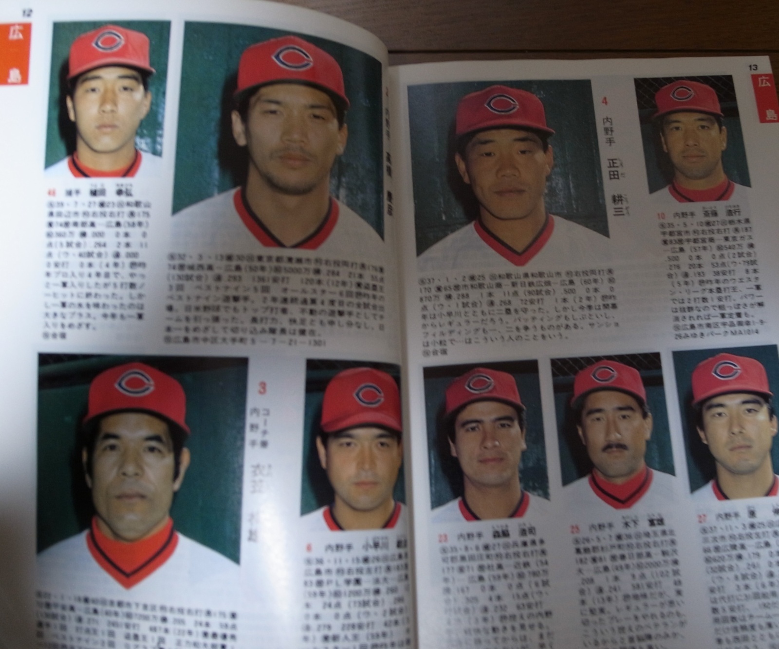 画像: ホームラン/プロ野球カラー写真名鑑1987年/選手名鑑
